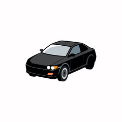 Speed in Motion: A Sleek Car Vector illustration design