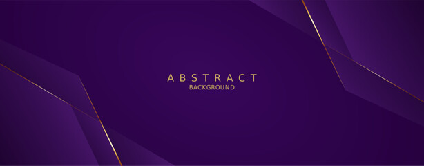 luxury premium purple background and gold line