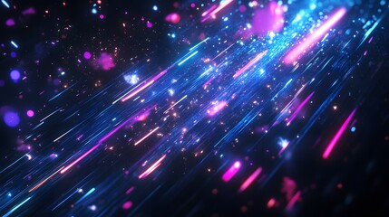 Obraz premium Bioluminescent Sky Storm