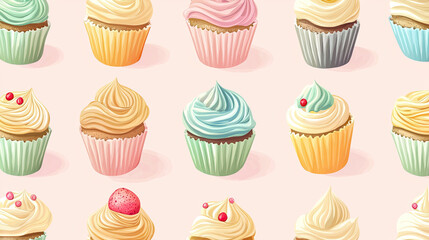 Vector foods background