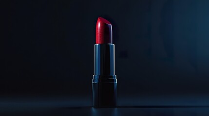 High End Lipstick Tube with Vibrant Shade