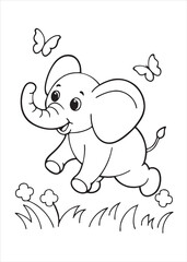 coloring elephant
