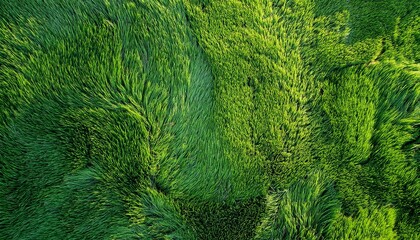 Green grass texture. Golf course view from above. The background is a lush football lawn. Artificial synthetic lawn for sports. green grass texture