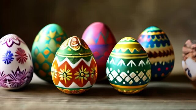  Vibrant Easter eggs a symbol of rebirth and joy