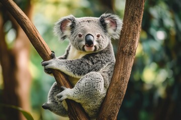 cute australia koala wildlife animal .generative ai