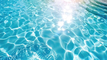 Obraz premium Sparkling Pool Water
