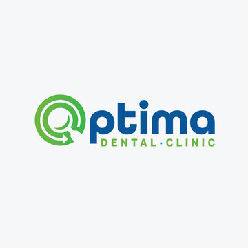 Optimal O Letter Logo Dental Logotype