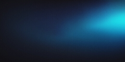 Dark Blue Smooth Gradient Background With Grainy Texture