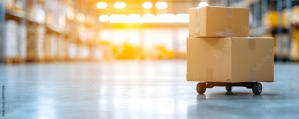 Poster revolutionizing logistics ai-enhanced transportation networks and autonomous delivery systems - effi