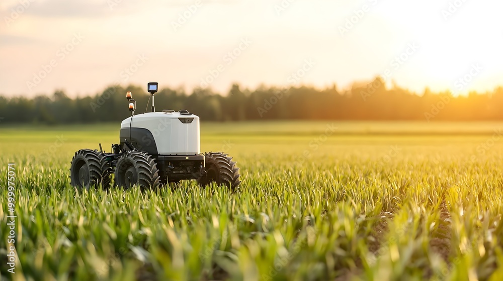 Poster Autonomous Farm Vehicles Utilizing AI Technology - Precision Agriculture and Route Optimization for Efficient Field Navigation