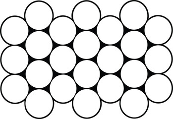 black and white beads