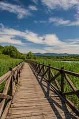 Posta Fibreno lake nature reserve, Frosinone, Italy