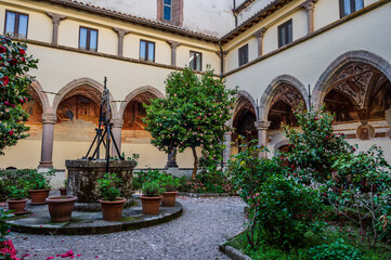 Naklejka premium Roccamonfina, Campania. Sanctuary of the Madonna dei Lattani.