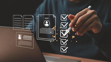 Survey statistics inform interview processes, Online assessments, employment forms, and personnel...