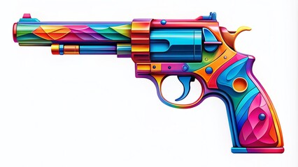 Detailed Gun Clipart Illustration for Use in Design Projects and Creative Applications