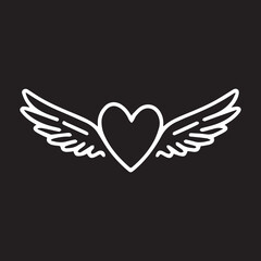heart with wings