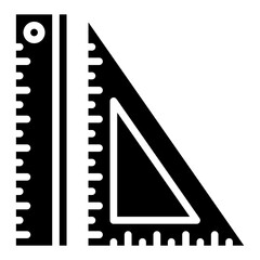 ruler. vector single icon with a solid style. suitable for any purpose. for example: website design, mobile app design, logo, etc.