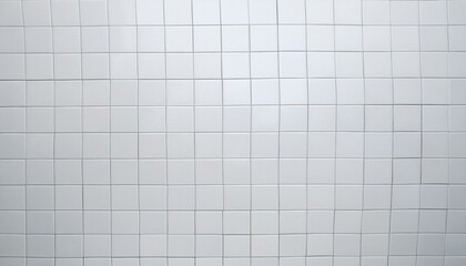 White tiles in the bathroom. Ceramic wall texture in the kitchen. Clean floor surface. Modern simple interior in a swimming pool or toilet.
