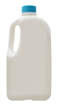 Fresh milk in a bottle