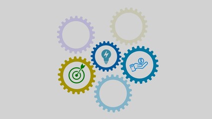 Business gear mechanism concept 2