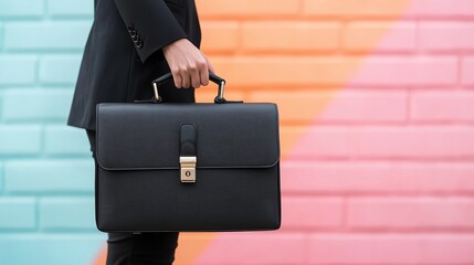 Empowered in Pastel Cityscape