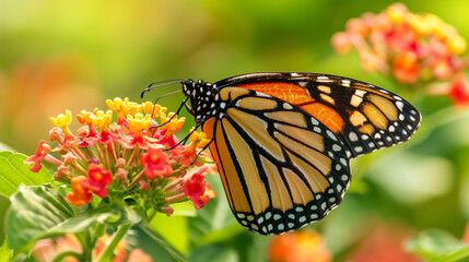 monarch butterfly on flower