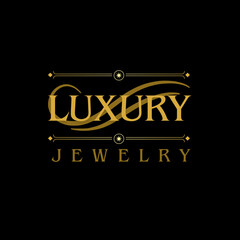 luxury logo desing, vector
