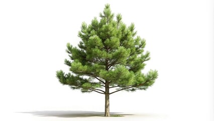 Fototapeta premium Isolated tree on white background