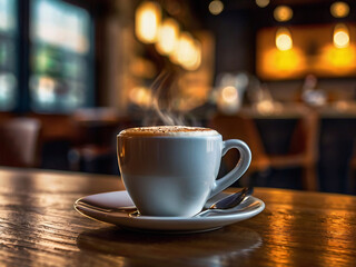Fototapeta premium Hot Cup of Coffee