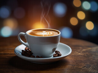 Fototapeta premium Hot Cup of Coffee
