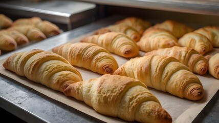 croissant on table