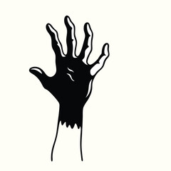 Halloween element vector isolated on white background