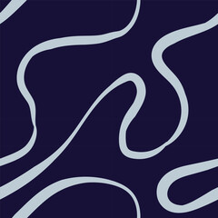 Seamless abstract pattern with squiggles and scribbles. Weaved curved lines. Chaotic ink scribbles decorative texture. Messy doodles, wavy and curly lines.