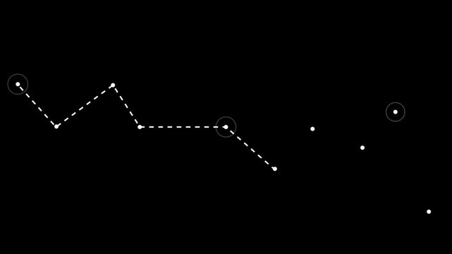  Step-by-step roadmap with included highlight points. Cg progressive motion background.
