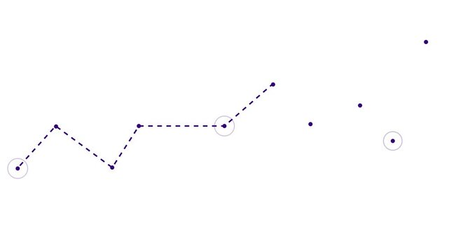  Step-by-step roadmap with included highlight points. Cg progressive motion background.