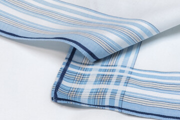 Blue stripped handkerchief for men.