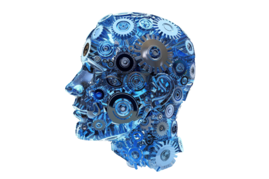 Professional High Definition Image of Cognitive Computing Isolated on Transparent Background with Clear Design and Modern Features Suitable for Creative Projects and Stock Photography