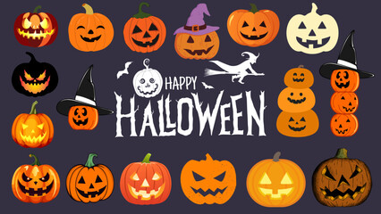 halloween day vector illustration jack o lantern