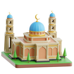 Mosque 3d Illustration