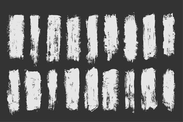 Collection of vector brush strokes, Ink splatters, grungy painted lines, artistic design elements, transparent vintage brush strokes