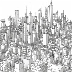 Design a 3D laser wireframe vector art of an abstract geometric shape