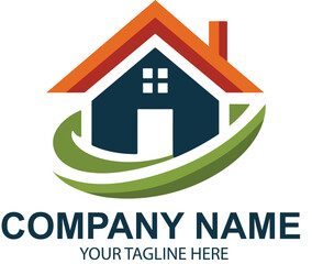 vector real estate logo design 