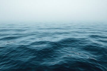 Fototapeta premium Serenity Reflected in Tranquil Waters Against a Pure White Canvas