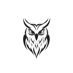 Cute owl symbol. Animal cartoon mascot. Owl vector sign. Owl icon. Owl logo design template. Vector illustration