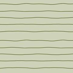 Cute little green line pattern nursery background, hand draw green lovely wallpaper