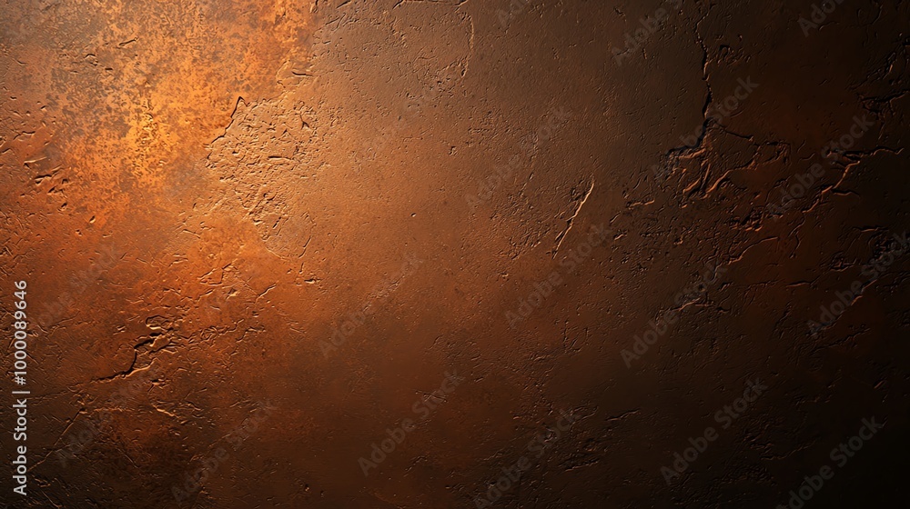 Wall mural Textured brown wall with warm tones, abstract background, perfect for design use or as a photography backdrop.