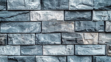 Gray Stone Wall with Rough Texture