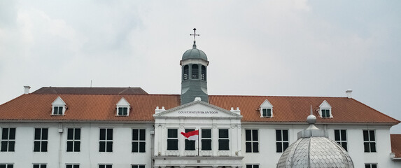 a beautiful architecture of Dutch governoor in Indonesia