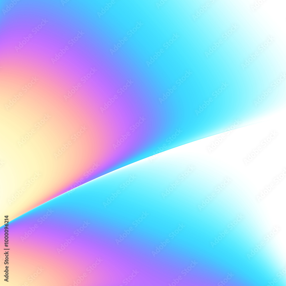 Leinwandbilder a stunning and vibrant gradient abstract background featuring smooth and flowing curves for artistic