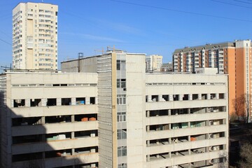 Major renovation of the office building . Moscow. Russia.
